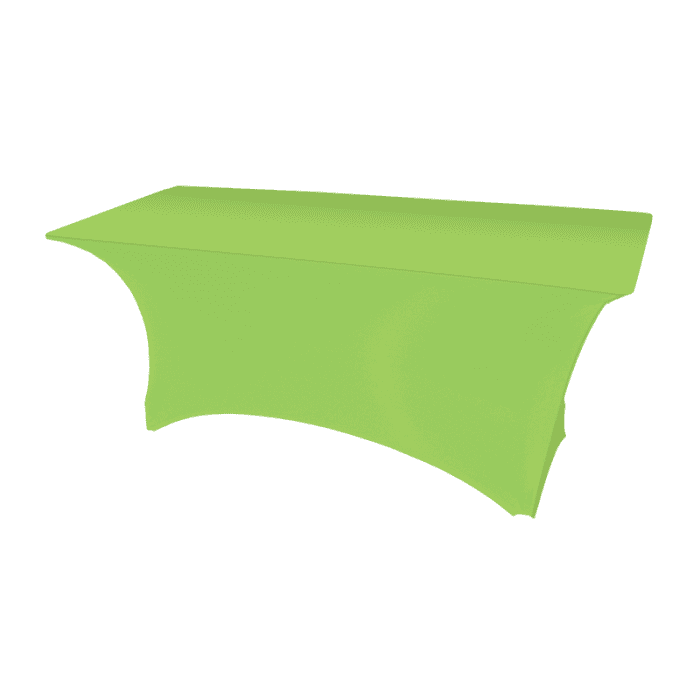 neon green stretch fit table cover