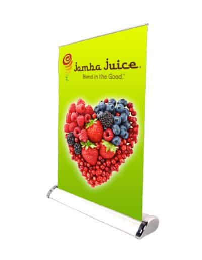 table top retractable banner