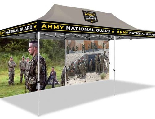 How Military-Branded Pop-Up Canopy Tents Can Help With Recruiting