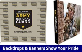 backdrops banners national guard