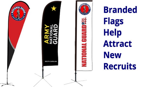 national guard branded flags