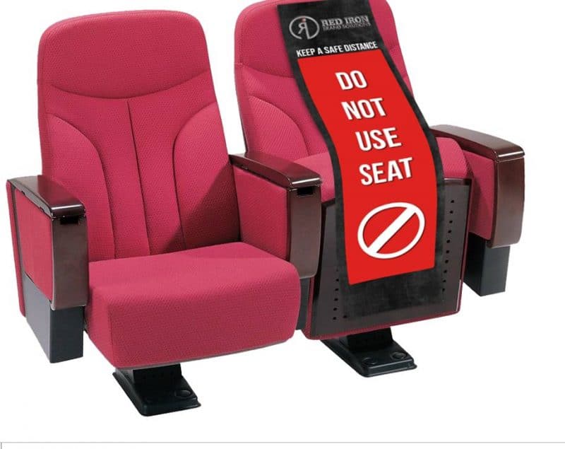 Stretch Chair Band Covers Red Iron Brand