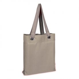 Heavy Gusseted Canvas Grocery Tote Bag