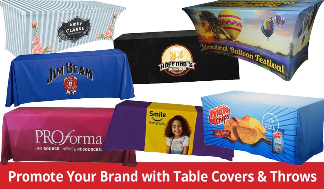 Stand Out at Events with Customized Table Covers & Throws
