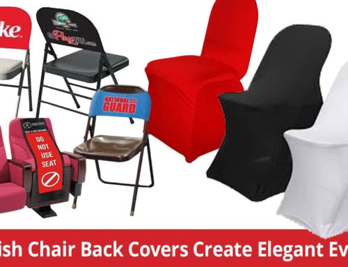 Stylish Chair Back Covers to Elevate Your Event Booth