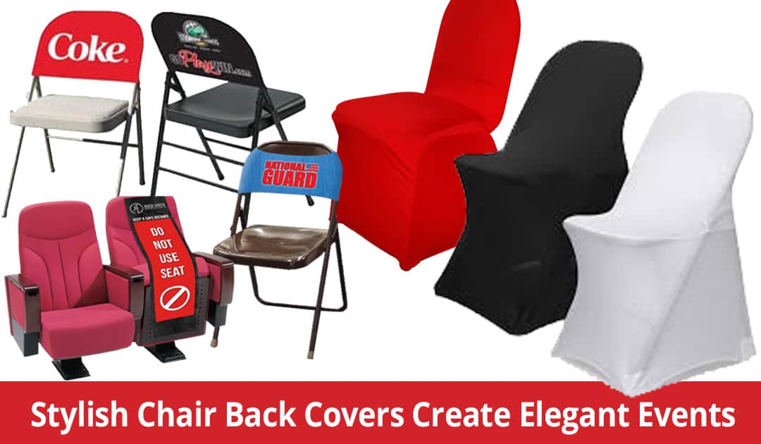 Stylish Chair Back Covers to Elevate Your Event Booth