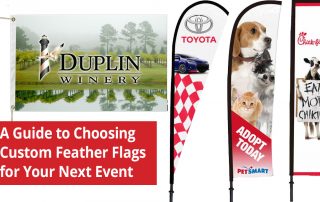 A Guide to Choosing Custom Feather Flags for Your Events
