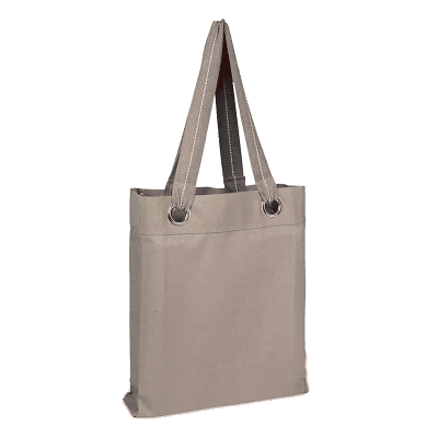 Heavy Canvas Tote Bag in natural canvas color 13.25″ W x 15.75″ H x 3.5″