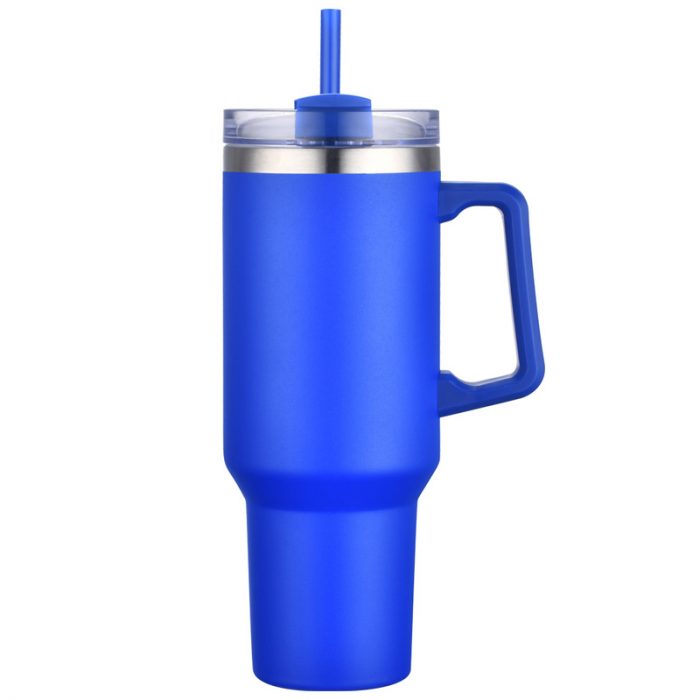 40 oz. Travel Mug with Handle and Straw - Image 6