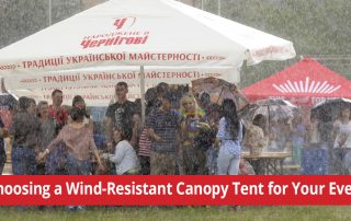 Choosing a Wind-Resistant Canopy Tent for Your Event