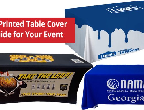 Custom-Printed Table Cover Sizing Guide for Your Event