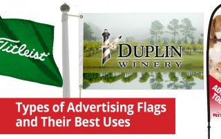 Types of Event Advertising Flags and Their Best Uses