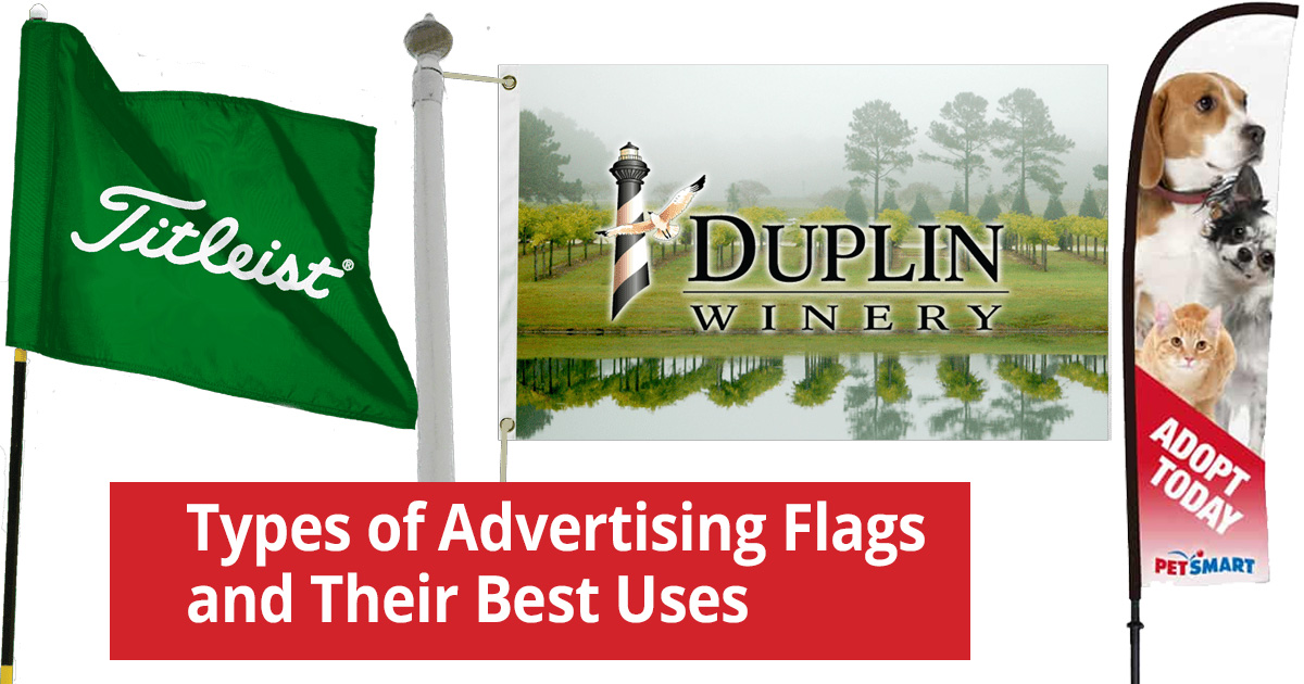 Types of Event Advertising Flags and Their Best Uses