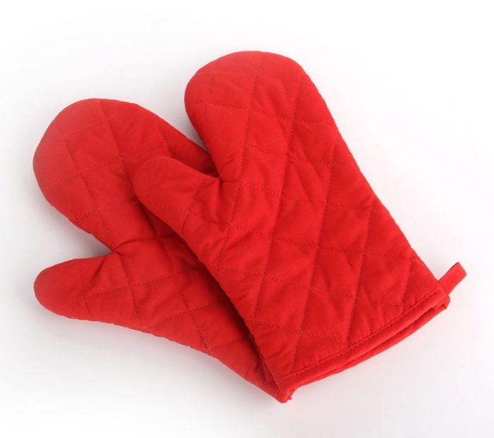 Blank Bright and Stylish Heat-Resistant Oven Mitt - Set of 2 - Image 7