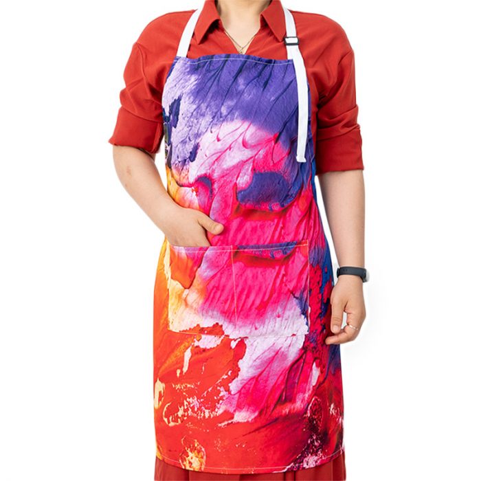 Custom Digital Printed Full-Color Apron – Waterproof & Stain-Resistant - Image 4