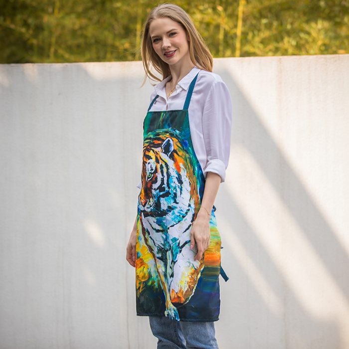 Custom Digital Printed Full-Color Apron – Waterproof & Stain-Resistant